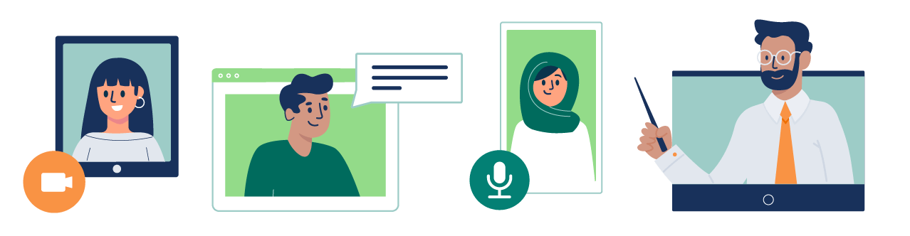 مثال على الناس السعداء